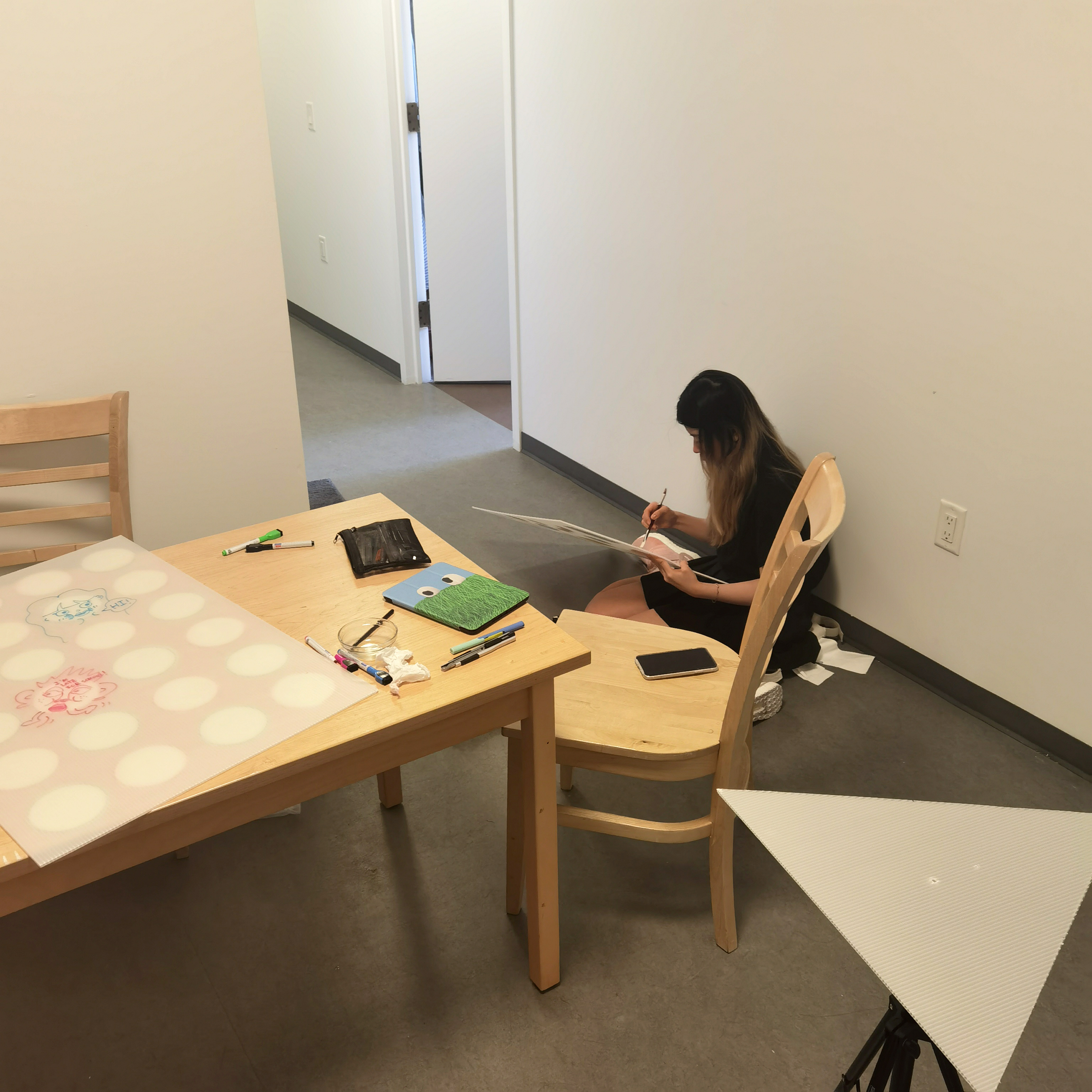 Duo Xu updating our prototype