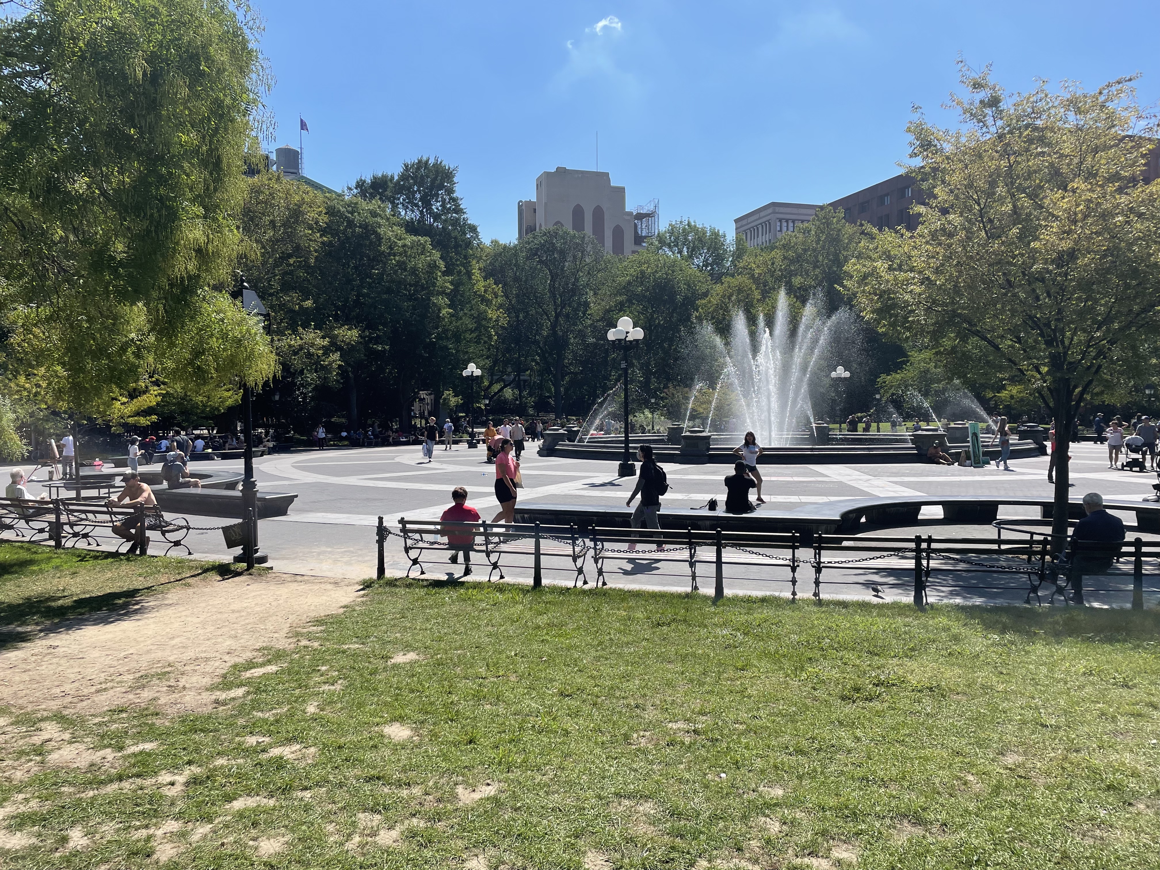 Fountain in Washington Square Park